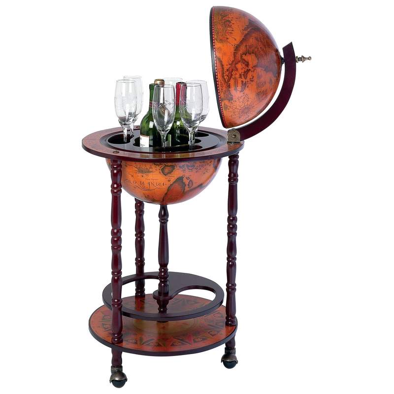 330MM WINE GLOBE ON STAND