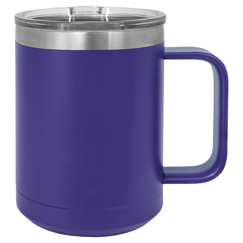 15oz Polar Camel Purple SS Mug