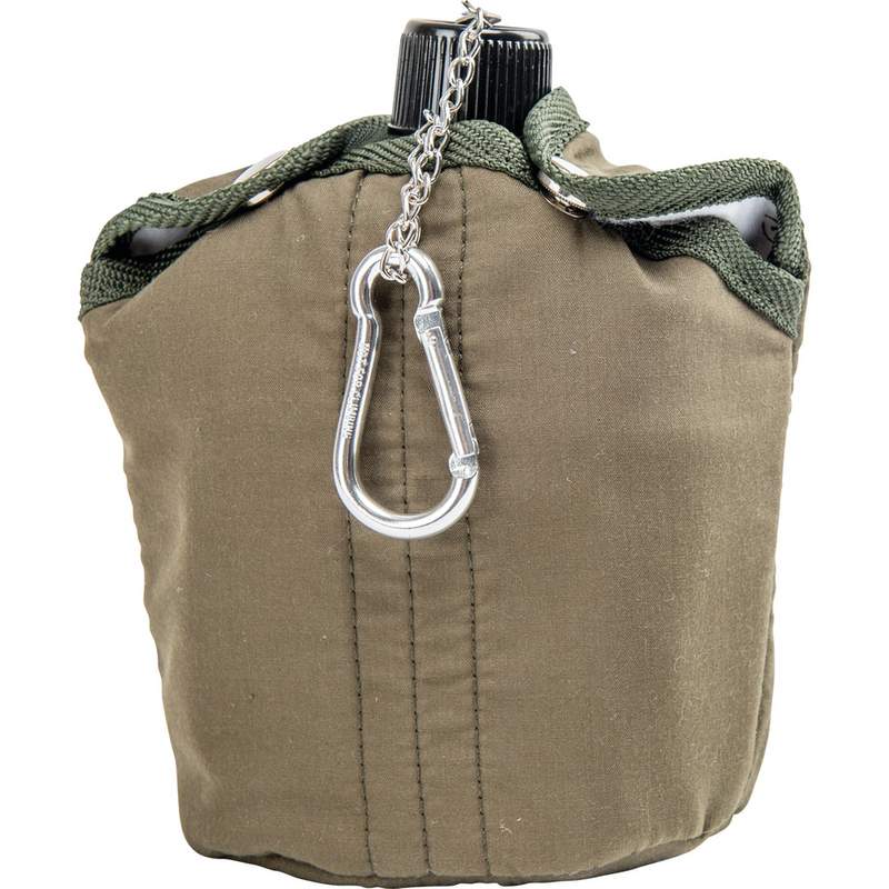 1QT ALUM CANTEEN W COVER + CUP